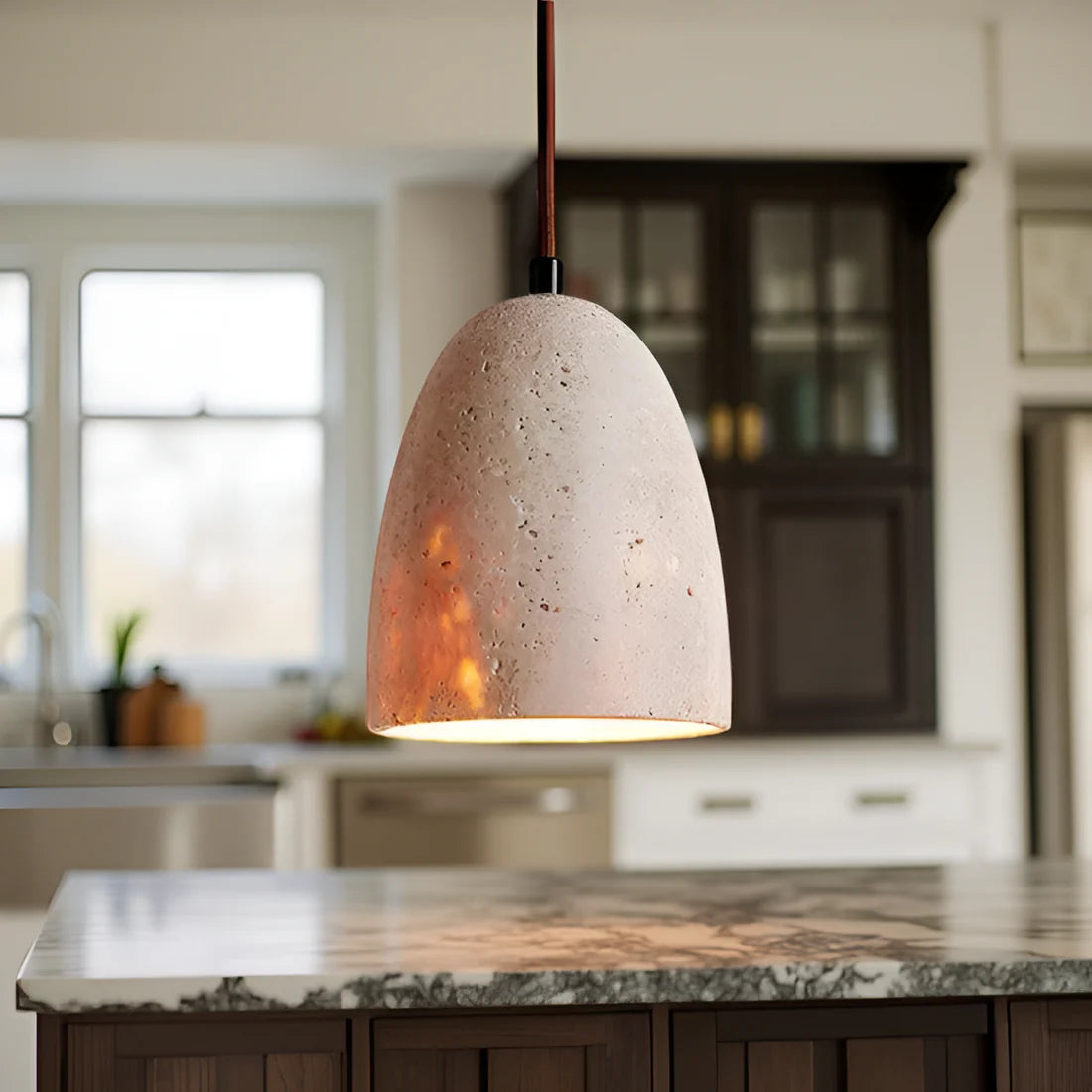 Retro Yellow Bell Pendant Light - Soft - Diffused Glow