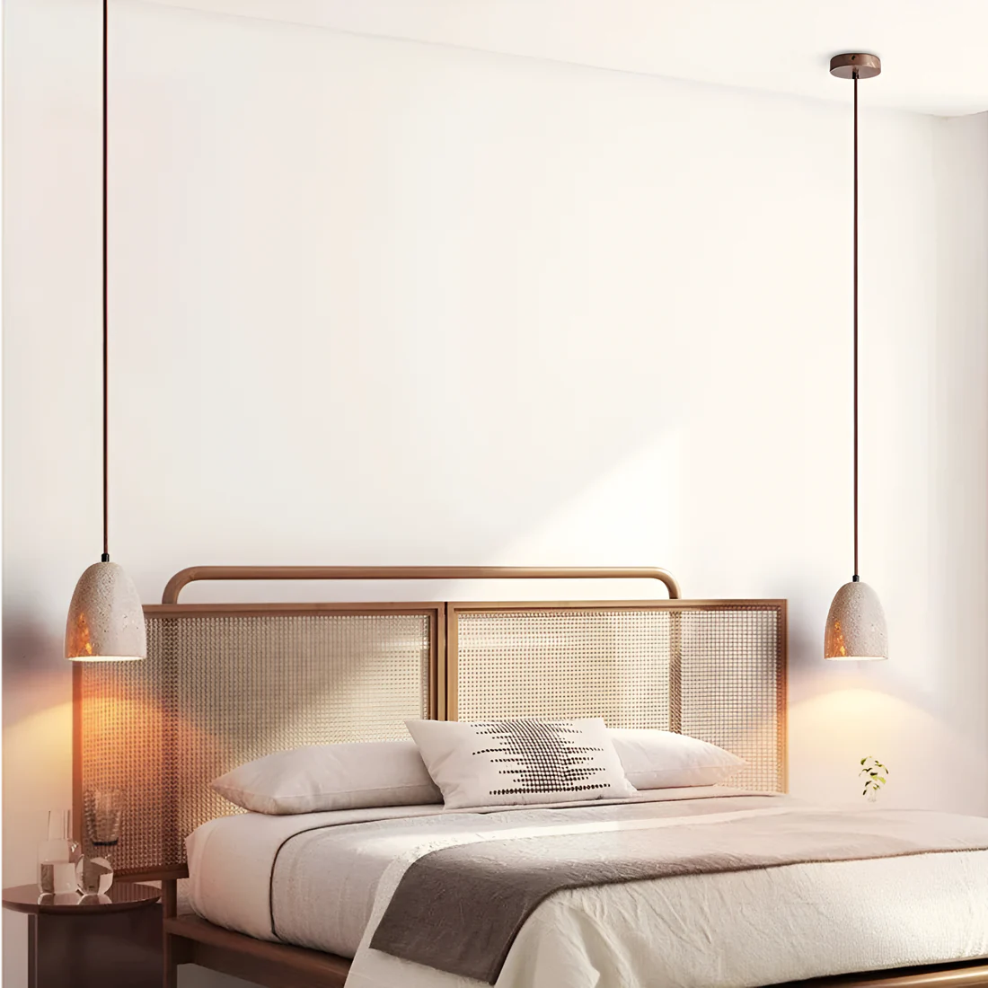 Retro Yellow Bell Pendant Light - Soft - Diffused Glow