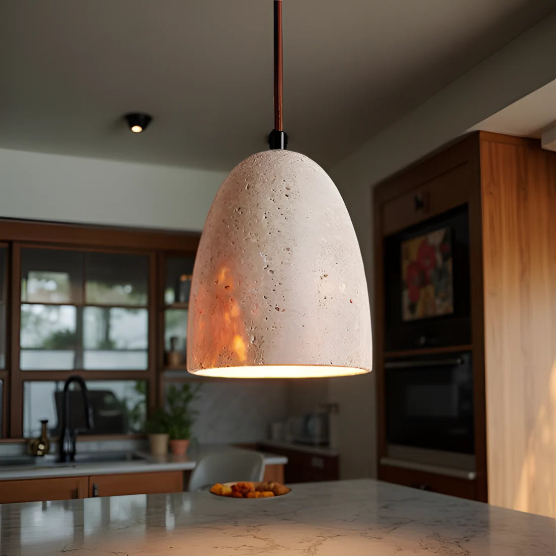 Retro Yellow Bell Pendant Light - Soft - Diffused Glow