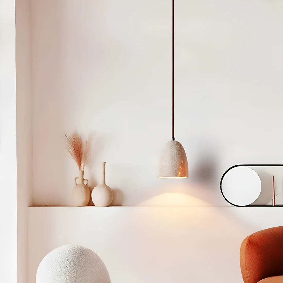 Retro Yellow Bell Pendant Light - Soft - Diffused Glow