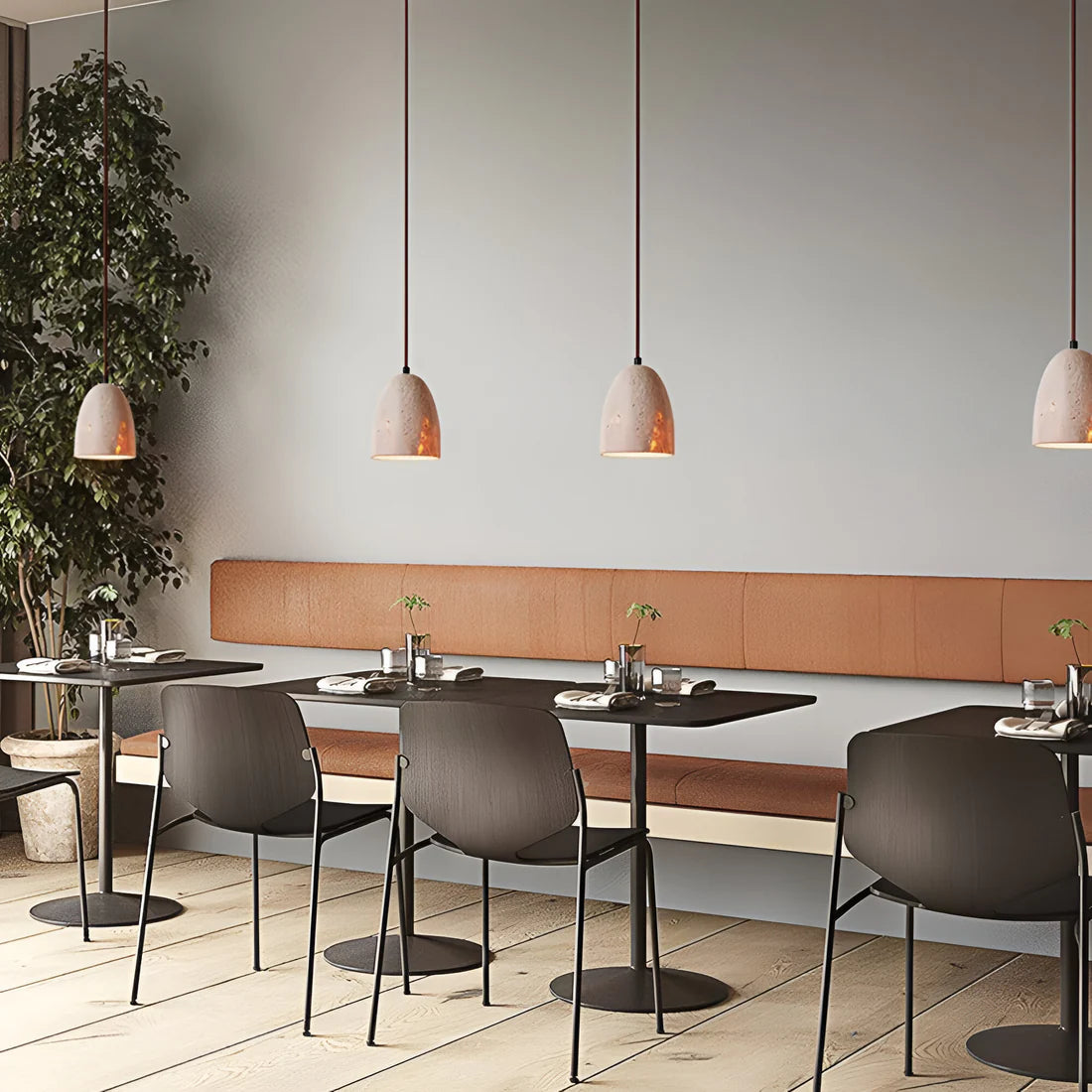 Retro Yellow Bell Pendant Light - Soft - Diffused Glow