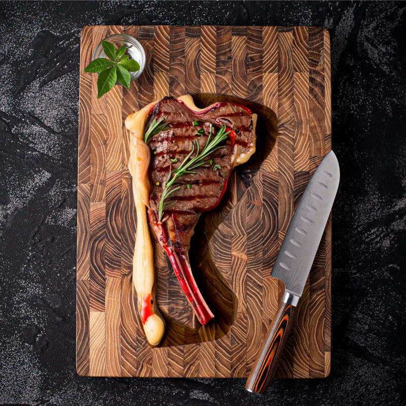 Premium Teak Cutting Board – Extra Thick - 2.5cm Solid Wood