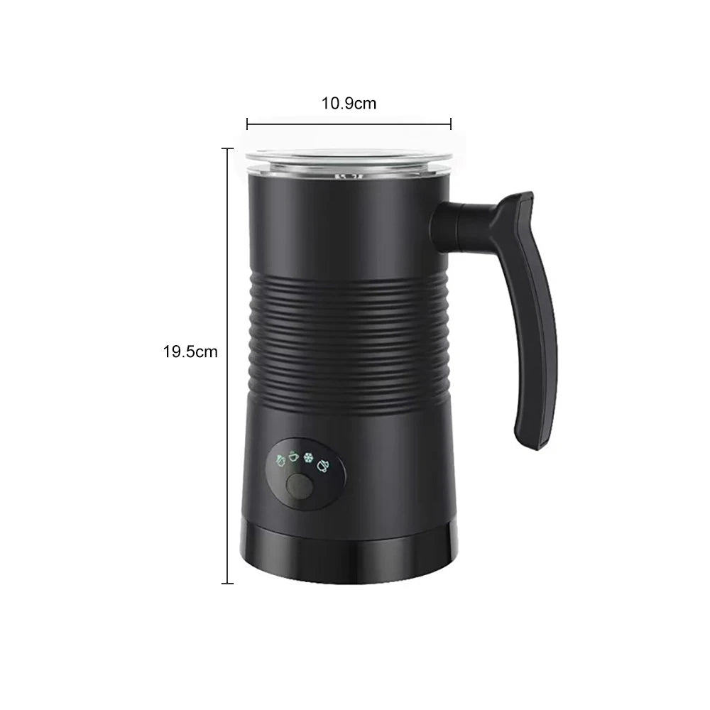 Professional 4-in-1 Electric Milk Frother - Barista Quality Coffee at Home