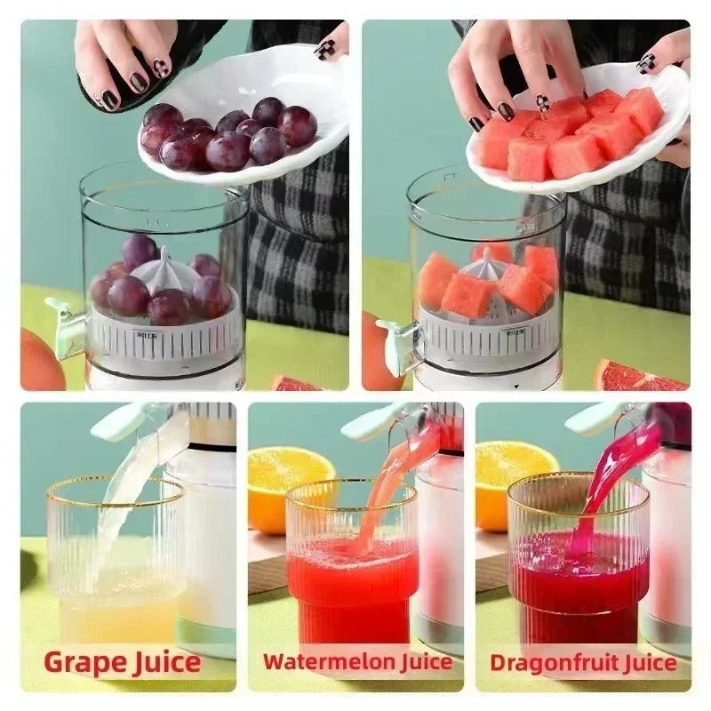 Ultra Compact Electric Fruit Juicer – 300W, Stainless Steel, Travel-Friendly