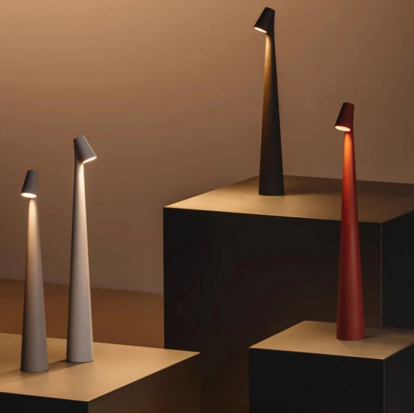 Modern Table Lamp Touch - Led - Bedside - Small - Table Lamps No Cord