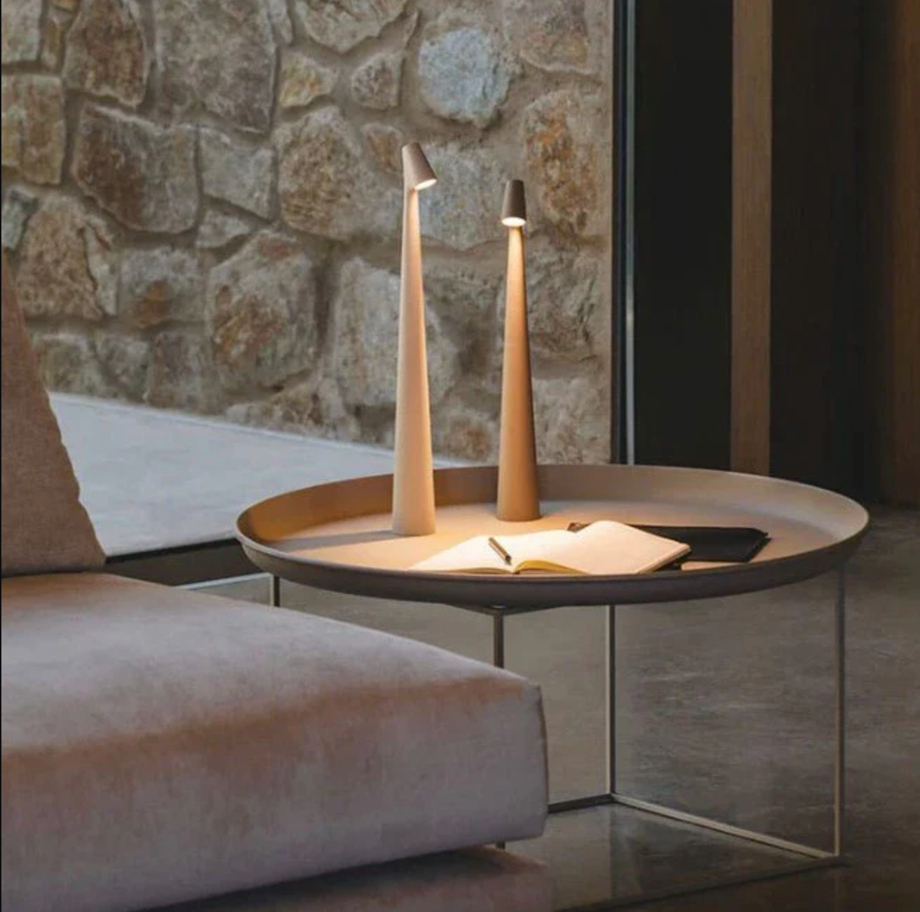 Modern Table Lamp Touch - Led - Bedside - Small - Table Lamps No Cord