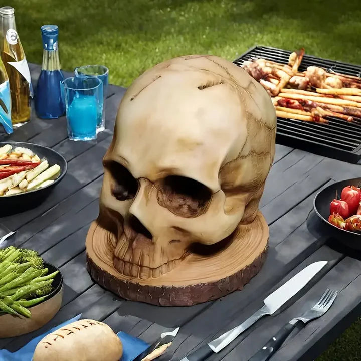 Skull Shape Knife Holder - Kitchen Decor - Spooky Design