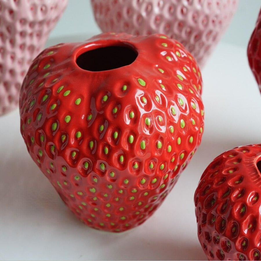Strawberry Style Vase - Unique Design - Versatile Use