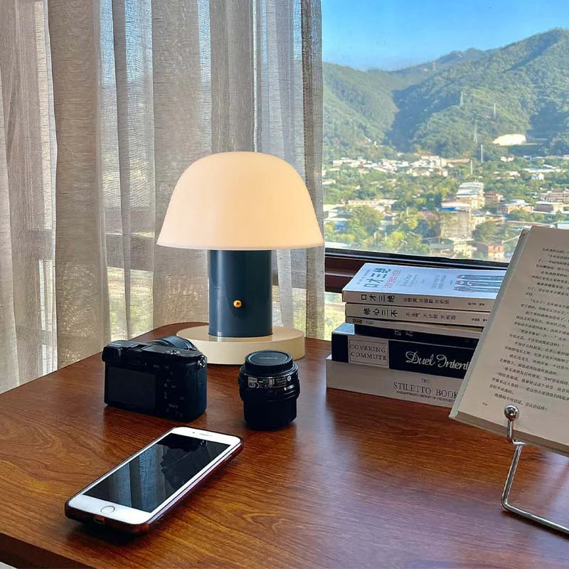 Table House Style Lamp - Soft Lighting - Metal Material