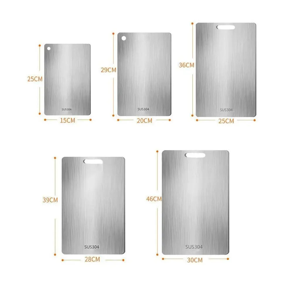 Titanix - Anti-Mould Cutting Board – 316 Stainless Steel - Double-Sided