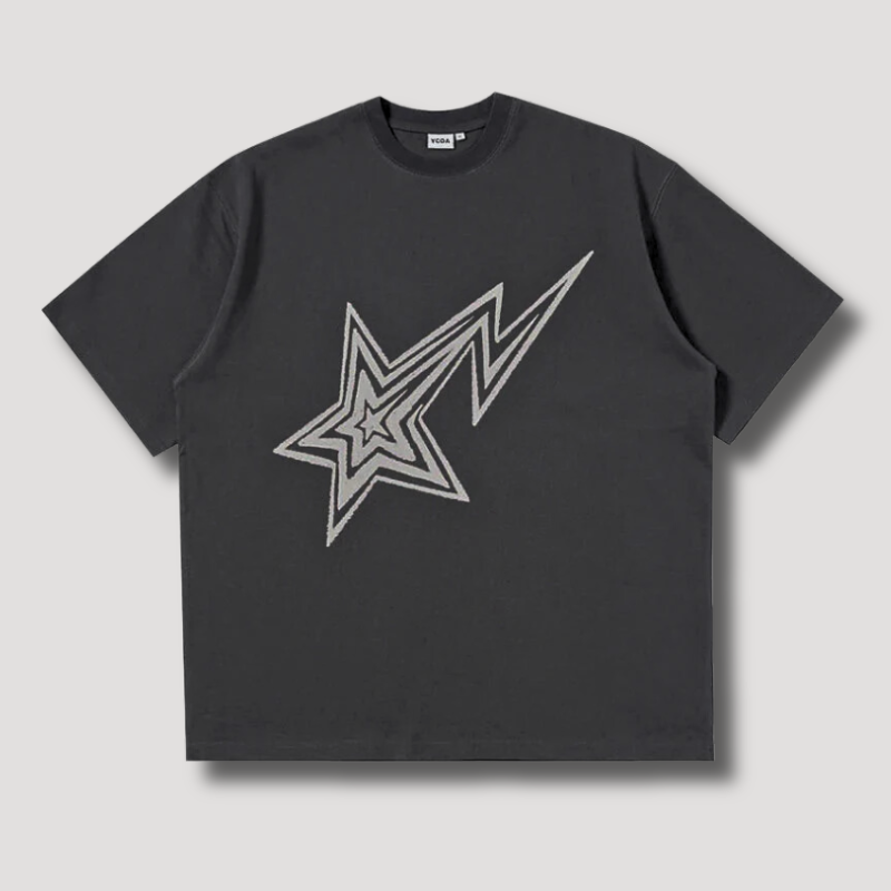 Shooting Star Oversized Graphic Tees