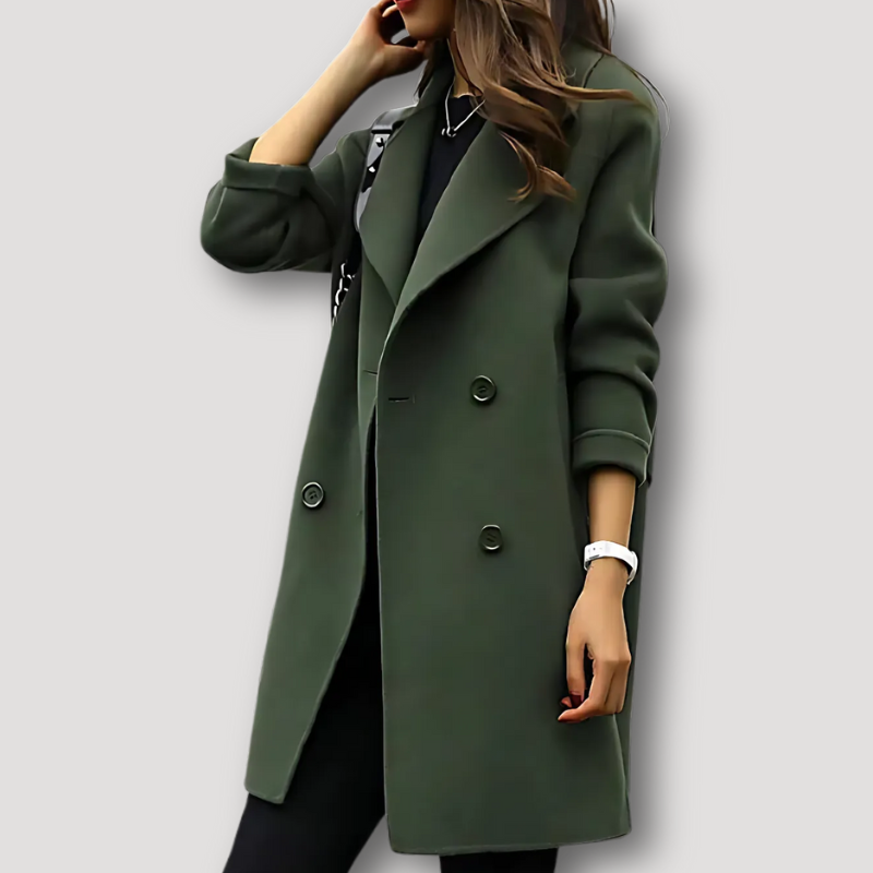 Elegant Double-Breasted Trench Coat Women Australia