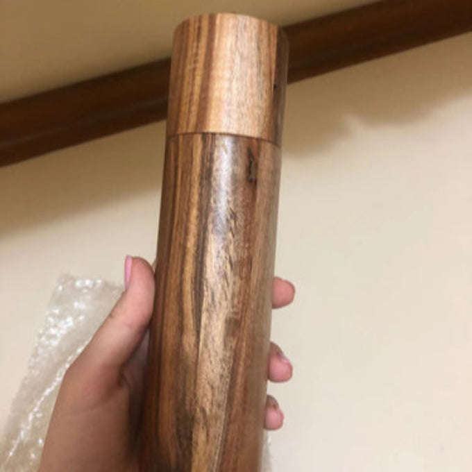 Wood Style Salt And Pepper Grinders - Stylish Functional - Acacia Material