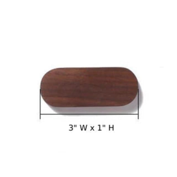 Wooden Magnetic Key Holder - Oval Shape - Functional Design