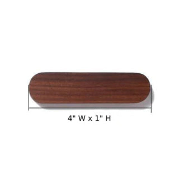 Wooden Magnetic Key Holder - Oval Shape - Functional Design
