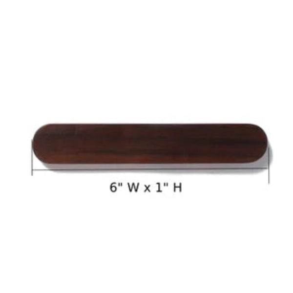 Wooden Magnetic Key Holder - Oval Shape - Functional Design