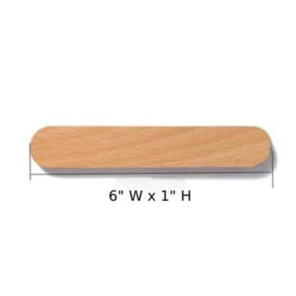 Wooden Magnetic Key Holder - Oval Shape - Functional Design