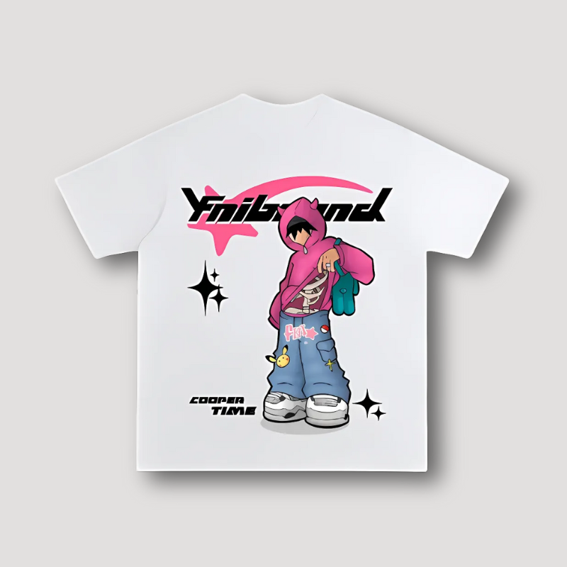 Urban Streetwear Cartoon Graphic Tee Australia