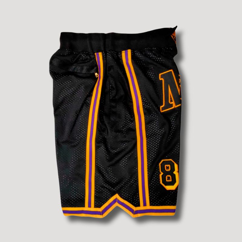 Black Mamba Kobe Bryant Jersey Shorts