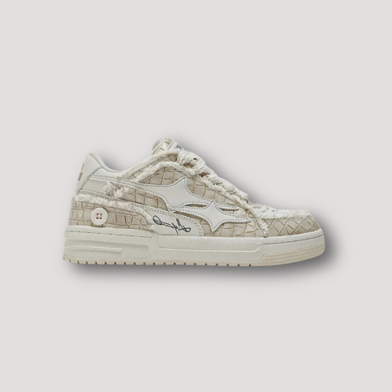 Y2K Star Embroidery Skateboard Shoes