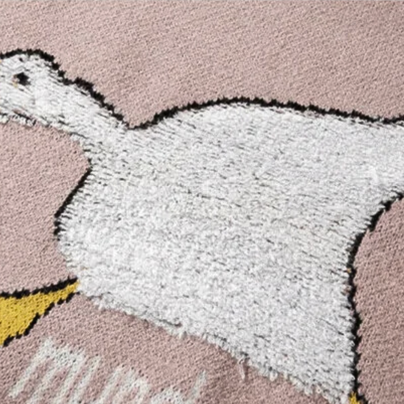 Goose Goose Duck Murder Knit Sweater