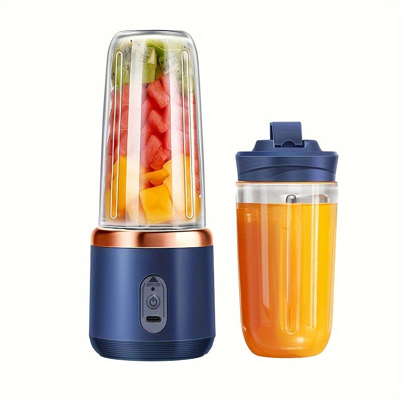 Portable USB Rechargeable Juicer Cup – 6 Blades - 21000 RPM - BPA-Free - 1800mAh