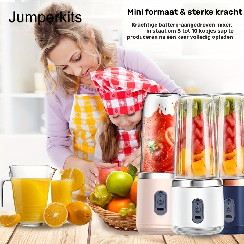 Portable USB Rechargeable Juicer Cup – 6 Blades - 21000 RPM - BPA-Free - 1800mAh