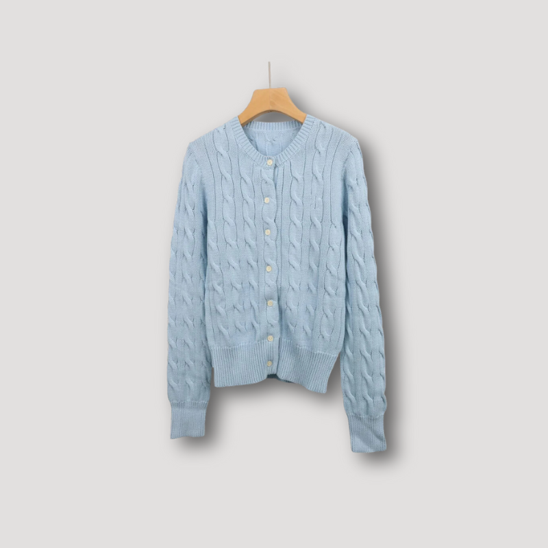Women's Cable Knit Cardigan Sweater