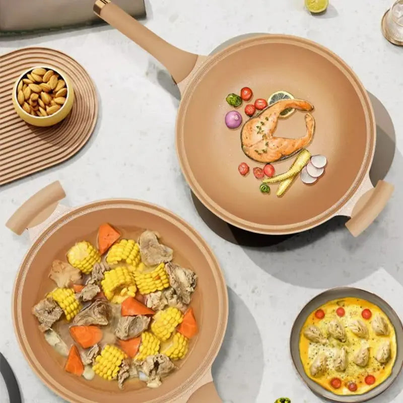Non-Stick Wok Pan | Durable Carbon Steel | 30cm | Ergonomic Handle