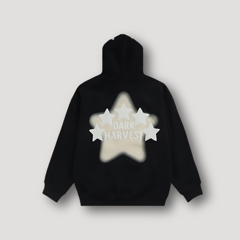 Dark Harvest Star Graphic Hoodie