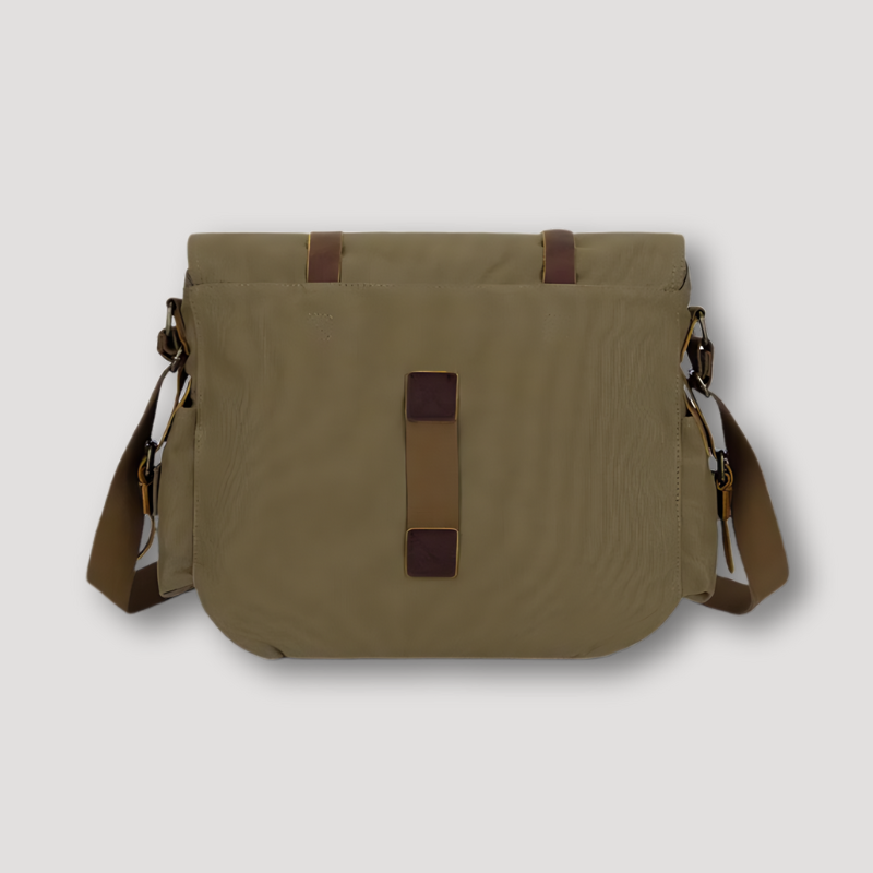 Army Green Canvas Military Style Cross Body Messenger Bag