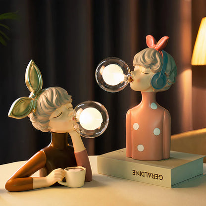Artisan Sister Design Lady Lamp - Elegance Craftsmanship