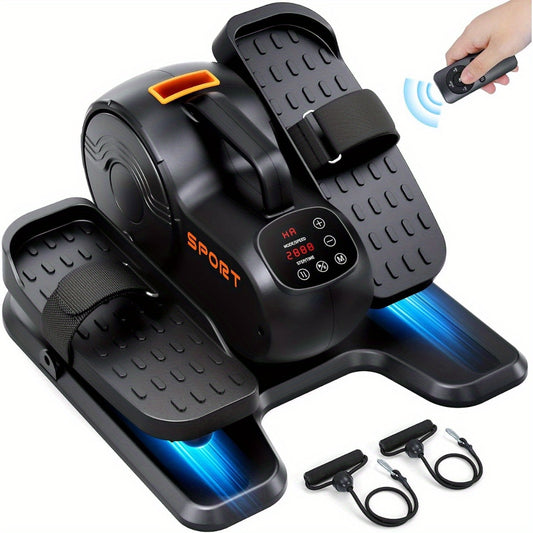 3-in-1 Electric Elliptical Trainer – Quiet Home Fitness – 10 Speed Levels – Stepper & Leg Workout – No Assembly Required