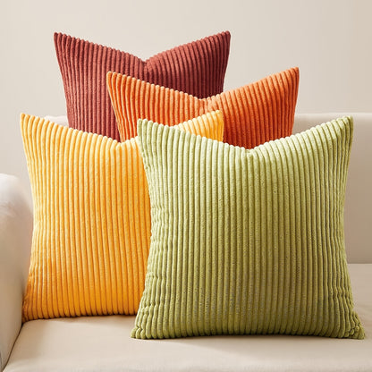 Bohemian Pillowcase Set of 4 | Decorative Cushion Covers for Bed & Sofa