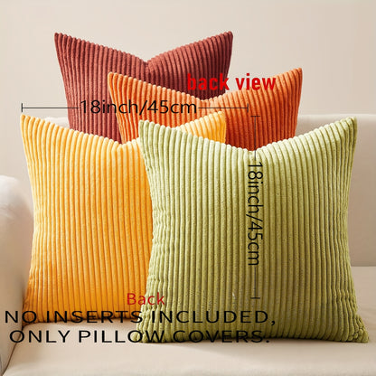 Bohemian Pillowcase Set of 4 | Decorative Cushion Covers for Bed & Sofa