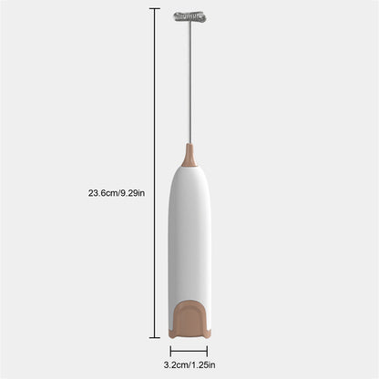Electric Milk Frother – 10000 RPM, Stainless Steel, Cordless, Battery-Free Design