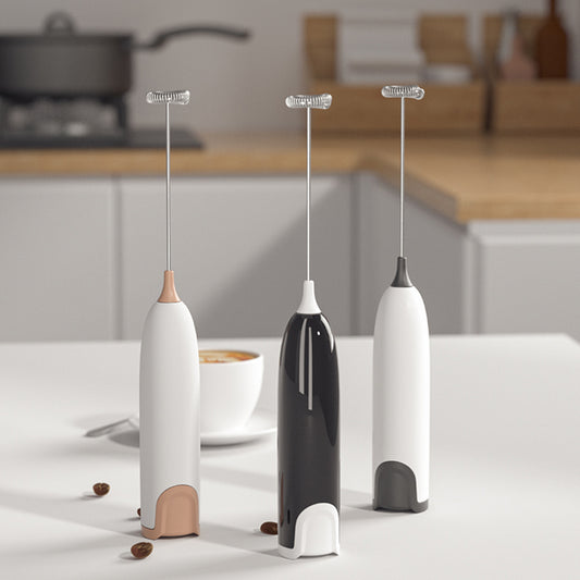 Electric Milk Frother – 10000 RPM, Stainless Steel, Cordless, Battery-Free Design