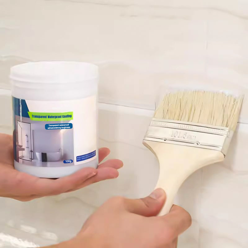 Pro-Grade Transparent Waterproof Sealant - Heavy Duty Leak Stopper - Roofs, Bathrooms & Outdoor Surfaces