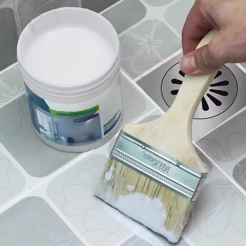 Pro-Grade Transparent Waterproof Sealant - Heavy Duty Leak Stopper - Roofs, Bathrooms & Outdoor Surfaces