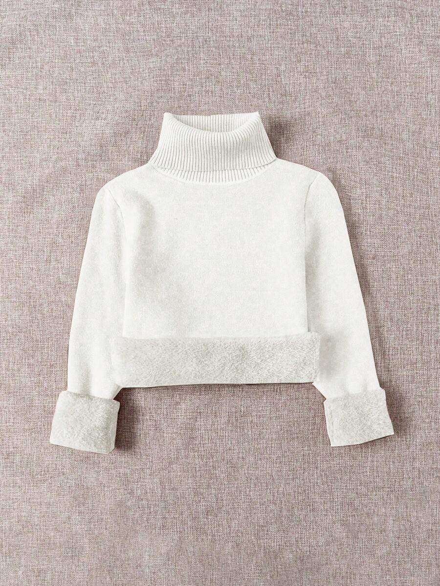 Thermal Turtleneck Knit Sweater – Slim Fit Winter Pullover