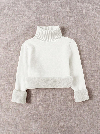Thermal Turtleneck Knit Sweater – Slim Fit Winter Pullover