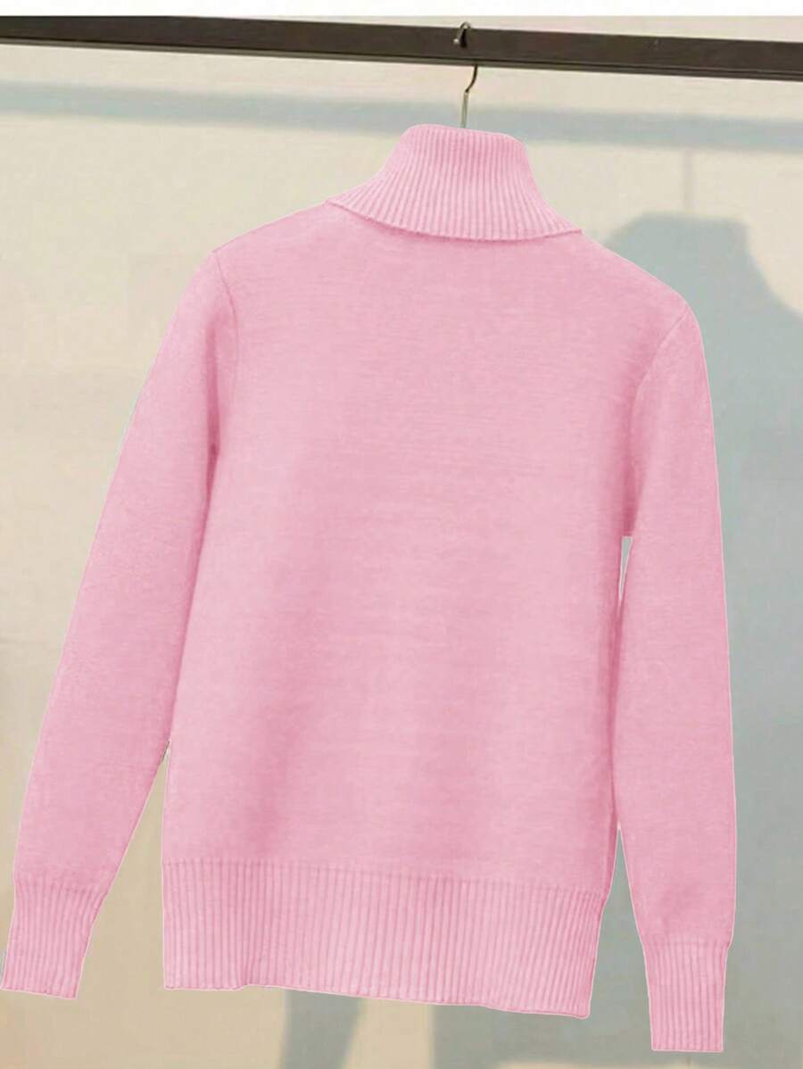 Thermal Turtleneck Knit Sweater – Slim Fit Winter Pullover