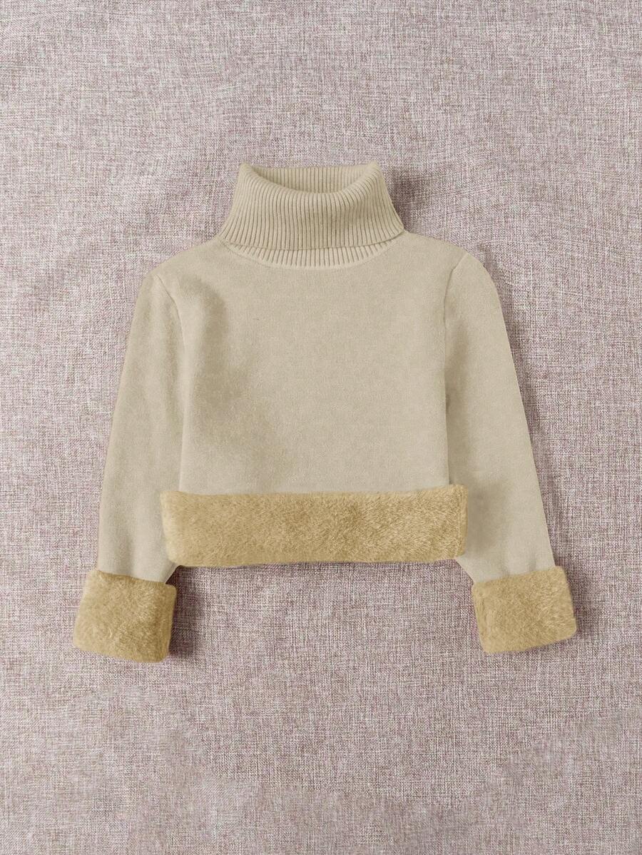 Thermal Turtleneck Knit Sweater – Slim Fit Winter Pullover