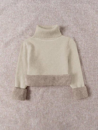 Thermal Turtleneck Knit Sweater – Slim Fit Winter Pullover