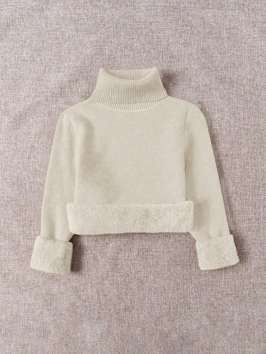 Thermal Turtleneck Knit Sweater – Slim Fit Winter Pullover