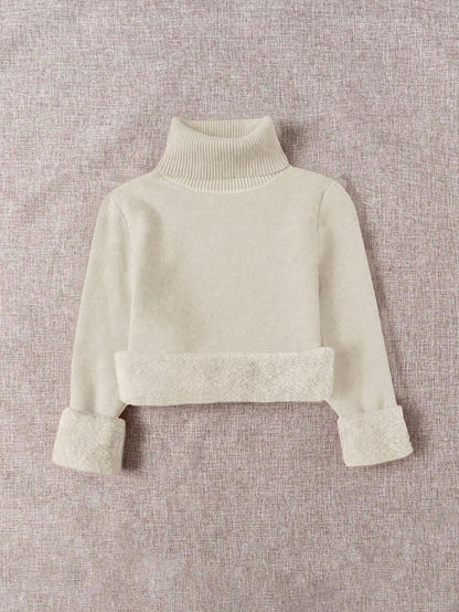 Thermal Turtleneck Knit Sweater – Slim Fit Winter Pullover