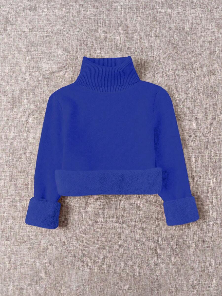Thermal Turtleneck Knit Sweater – Slim Fit Winter Pullover