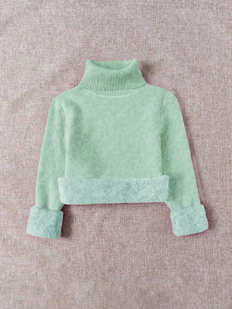 Thermal Turtleneck Knit Sweater – Slim Fit Winter Pullover