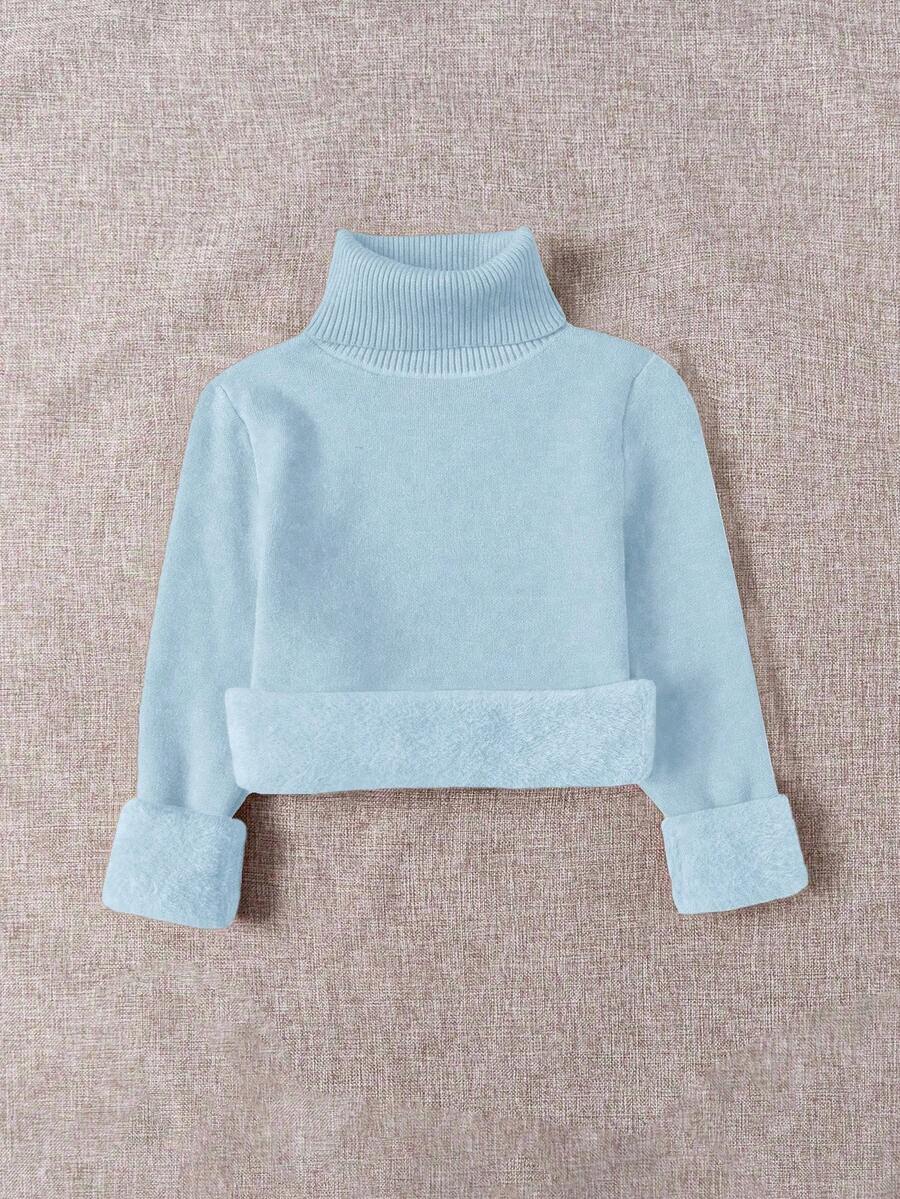 Thermal Turtleneck Knit Sweater – Slim Fit Winter Pullover