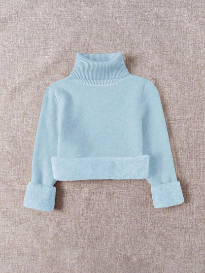 Thermal Turtleneck Knit Sweater – Slim Fit Winter Pullover